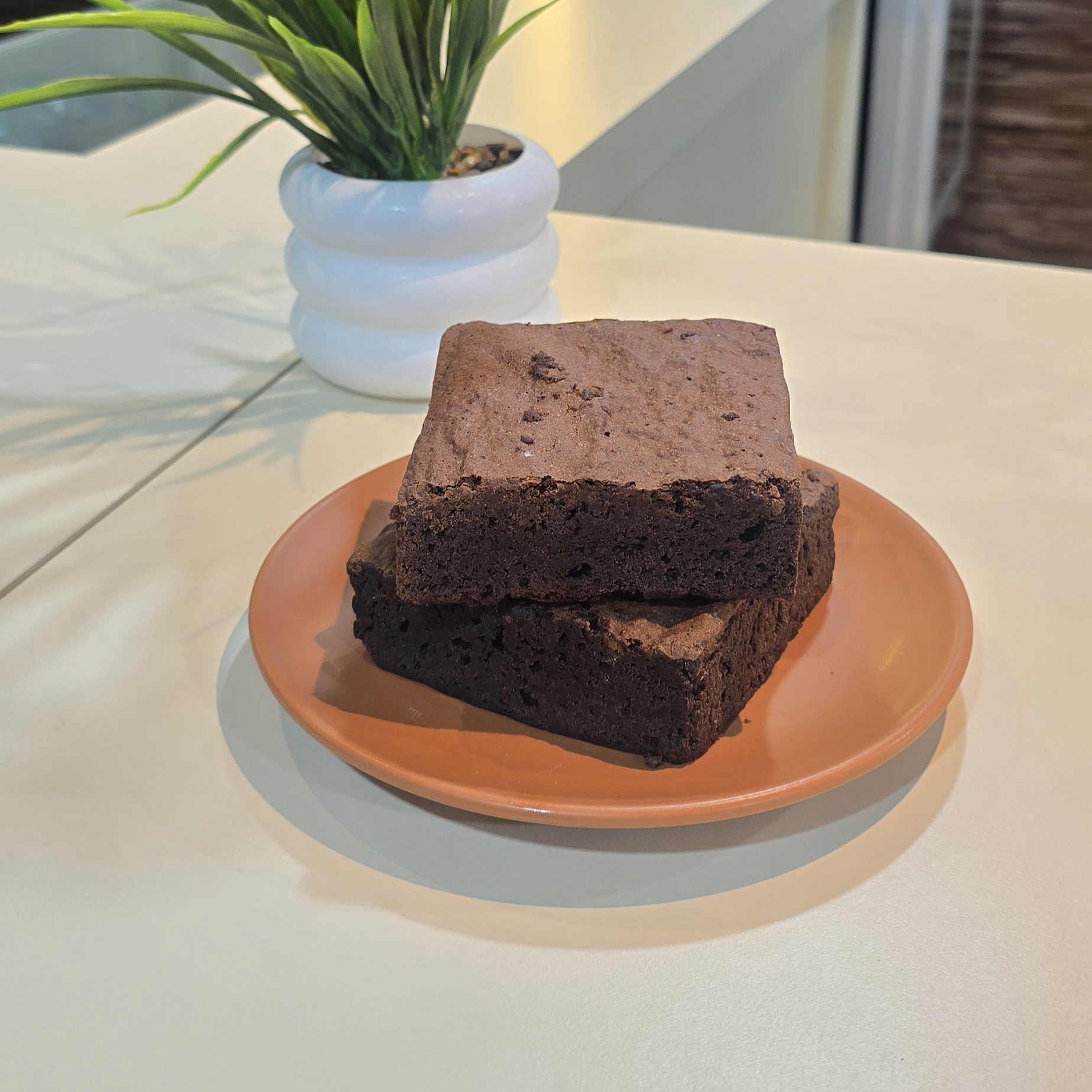 Cuadrado de brownie