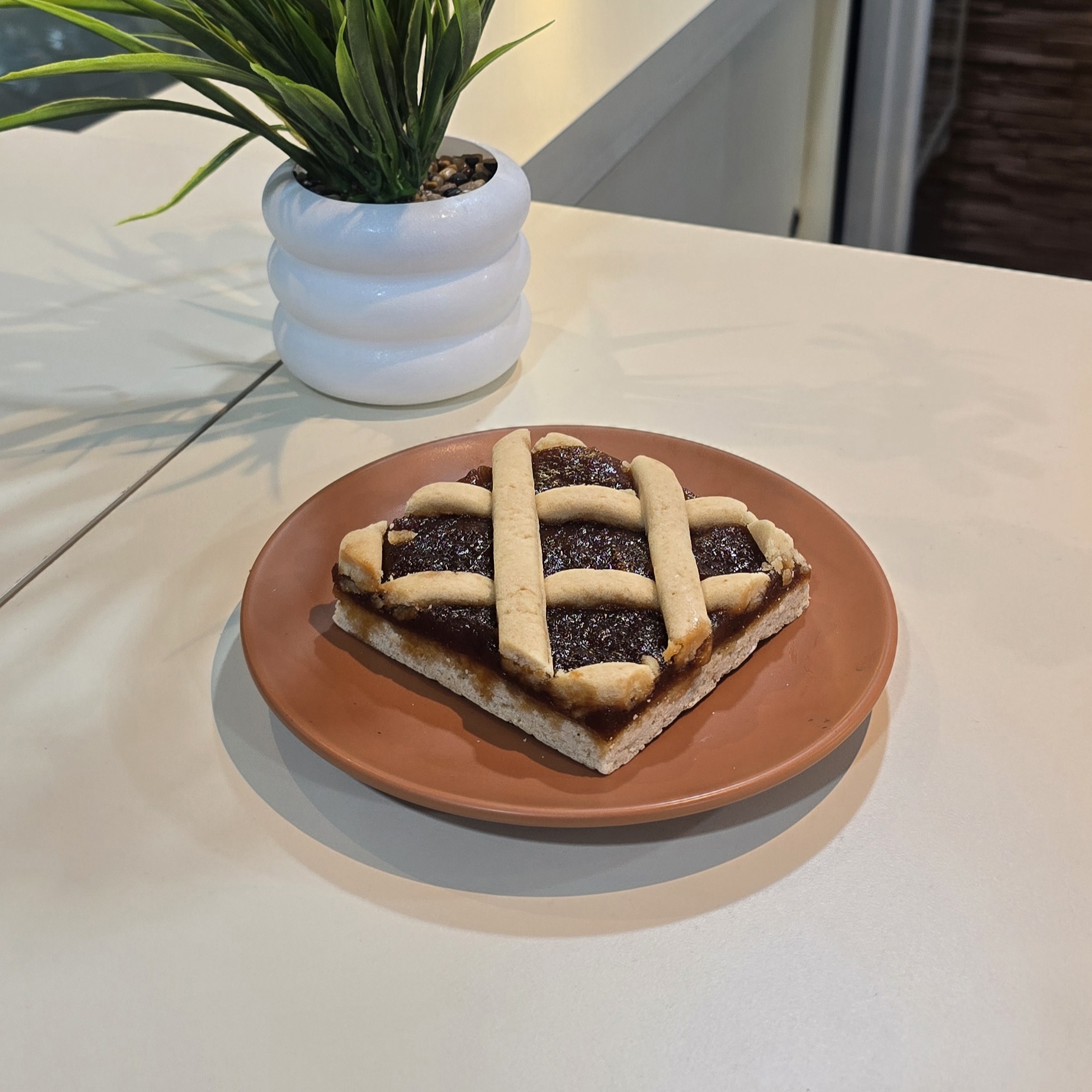 Cuadrado de pastafrola de membrillo