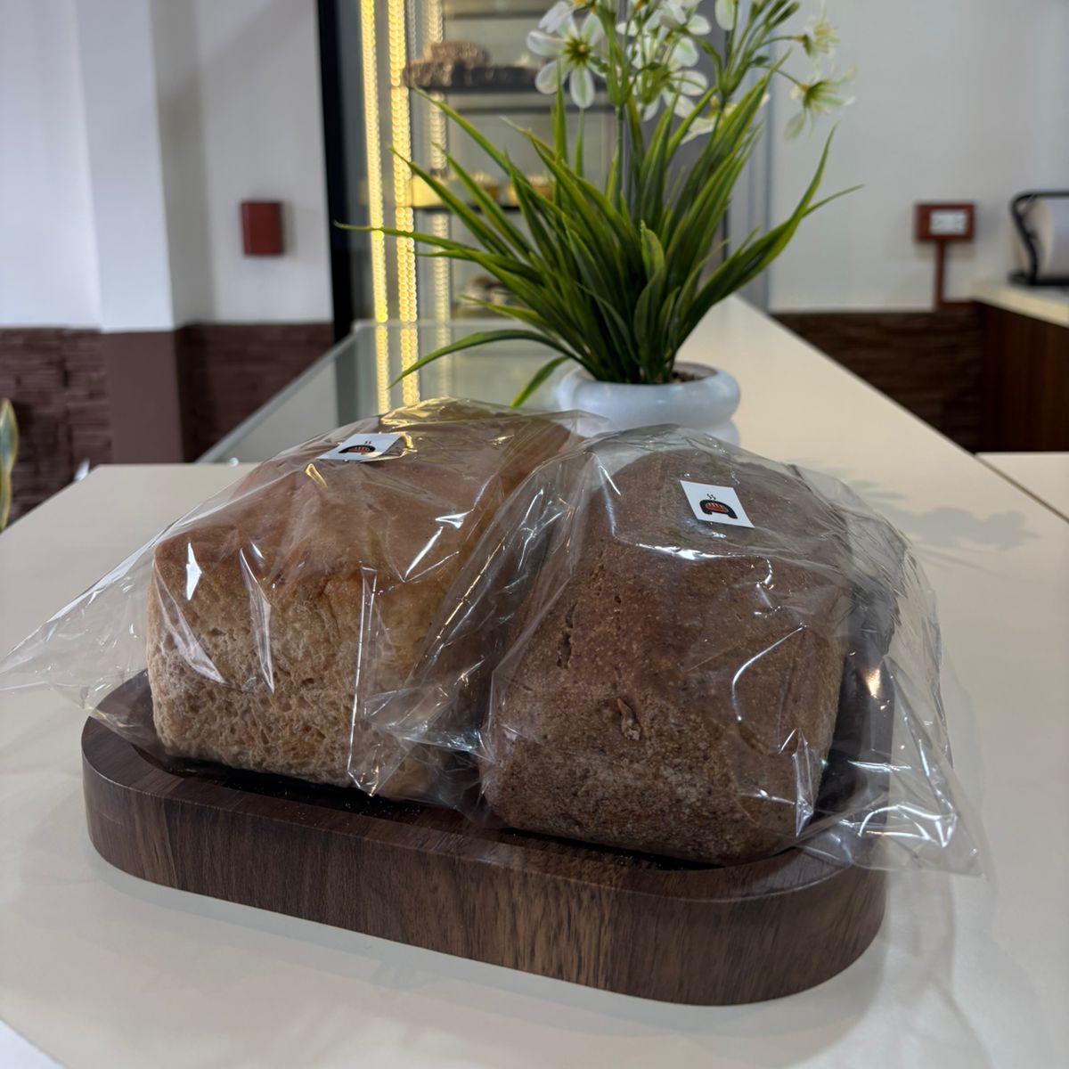 Pan de molde integral con semillas